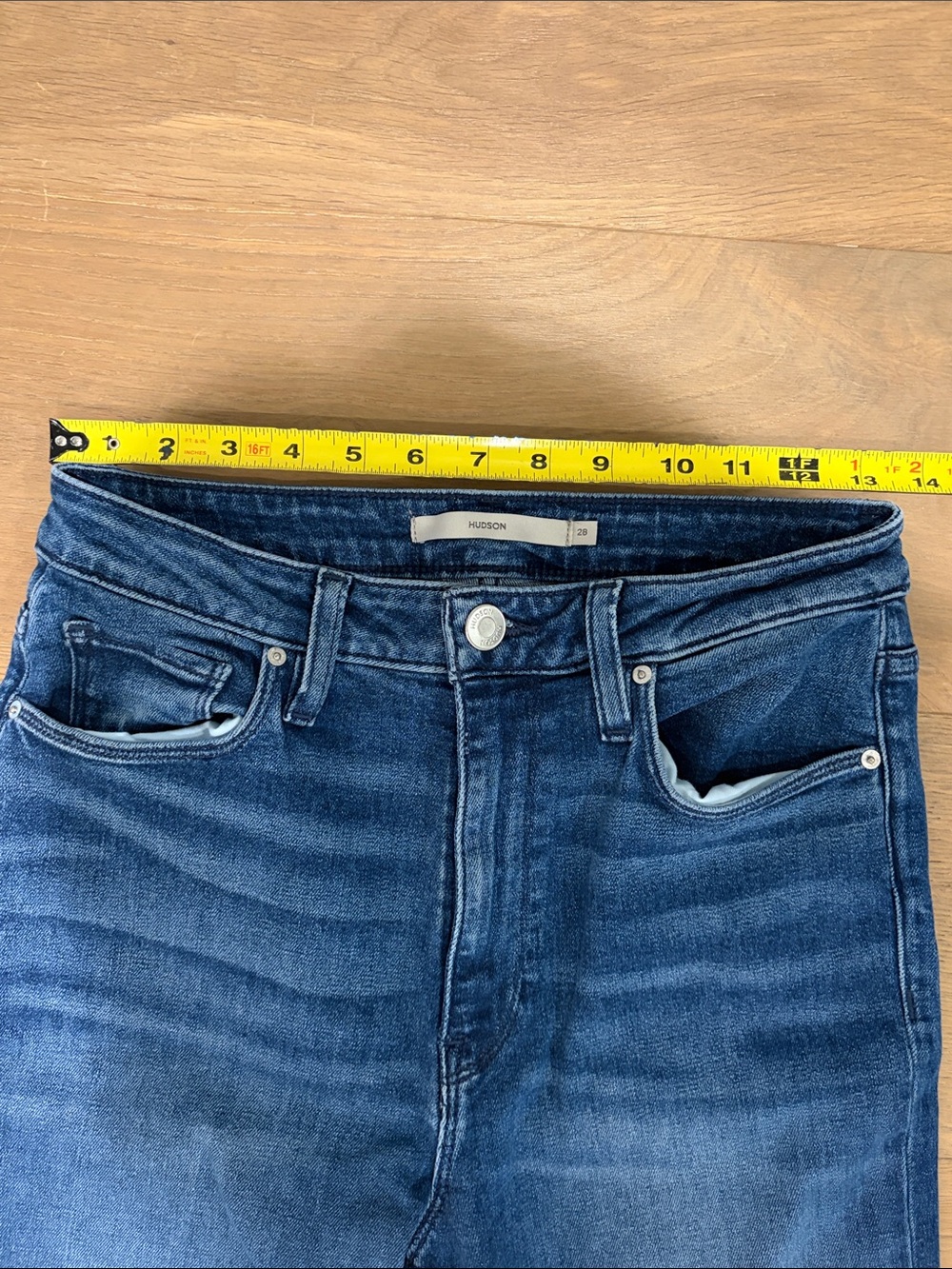 Hudson Holly High-Rise Dark Blue Flare Jeans- NWOT - Picture 6 of 8